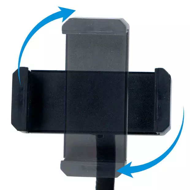 Grundig Selfie Studio Ring Lamp - 2x Lamps - Social Media And Vlogs - With Table Clamp - Flexible Neck - USB 5 Grundig Selfie Studio Ring Lamp - 2x Lamps - Social Media And Vlogs - With Table Clamp - Flexible Neck - USB - Afbeelding 5