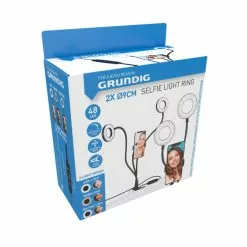 Grundig Selfie Studio Ring Lamp - 2x Lamps - Social Media And Vlogs - With Table Clamp - Flexible Neck - USB 17 Grundig Selfie Studio Ring Lamp - 2x Lamps - Social Media And Vlogs - With Table Clamp - Flexible Neck - USB -LAMPEN Winkel 3935346 58fbd69d