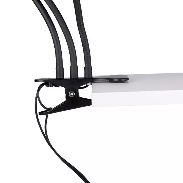Grundig Selfie Studio Ring Lamp - 2x Lamps - Social Media And Vlogs - With Table Clamp - Flexible Neck - USB 4 Grundig Selfie Studio Ring Lamp - 2x Lamps - Social Media And Vlogs - With Table Clamp - Flexible Neck - USB - Afbeelding 4