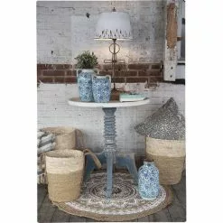 HAES DECO - Tafellamp - Beachlife - Scheepsanker Vintage / Retro Lamp, Ø 35x79 Cm - Bureaulamp, Sfeerlamp, Nachtlampje -LAMPEN Winkel 3946839 aef0791c