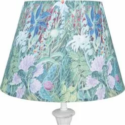 HAES DECO - Tafellamp - Shabby Chic - Bloemen Bedrukt Lamp, Ø 24x52 Cm - Bureaulamp, Sfeerlamp, Nachtlampje -LAMPEN Winkel 3946950 33289eb6