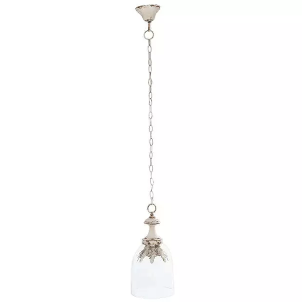 HAES DECO - Hanglamp - Shabby Chic - Vintage / Retro Lamp, Ø 21*43 Cm - Hanglamp Eettafel, Hanglamp Eetkamer 3 HAES DECO - Hanglamp - Shabby Chic - Vintage / Retro Lamp, Ø 21*43 Cm - Hanglamp Eettafel, Hanglamp Eetkamer - Afbeelding 3