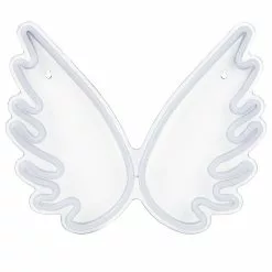 Beliani GABRIEL - Neon Lamp-Wit-Synthetisch Materiaal