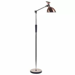 Beliani ANDROMEDA - Staande Lamp-Koper-Synthetisch Materiaal